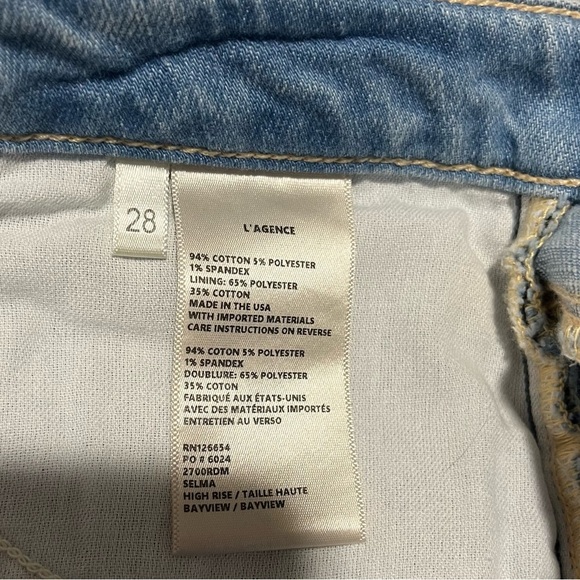 L’Agence Selma Sleek High Waist Bootcut Size 28 Bayview Stretch - Picture 7 of 8